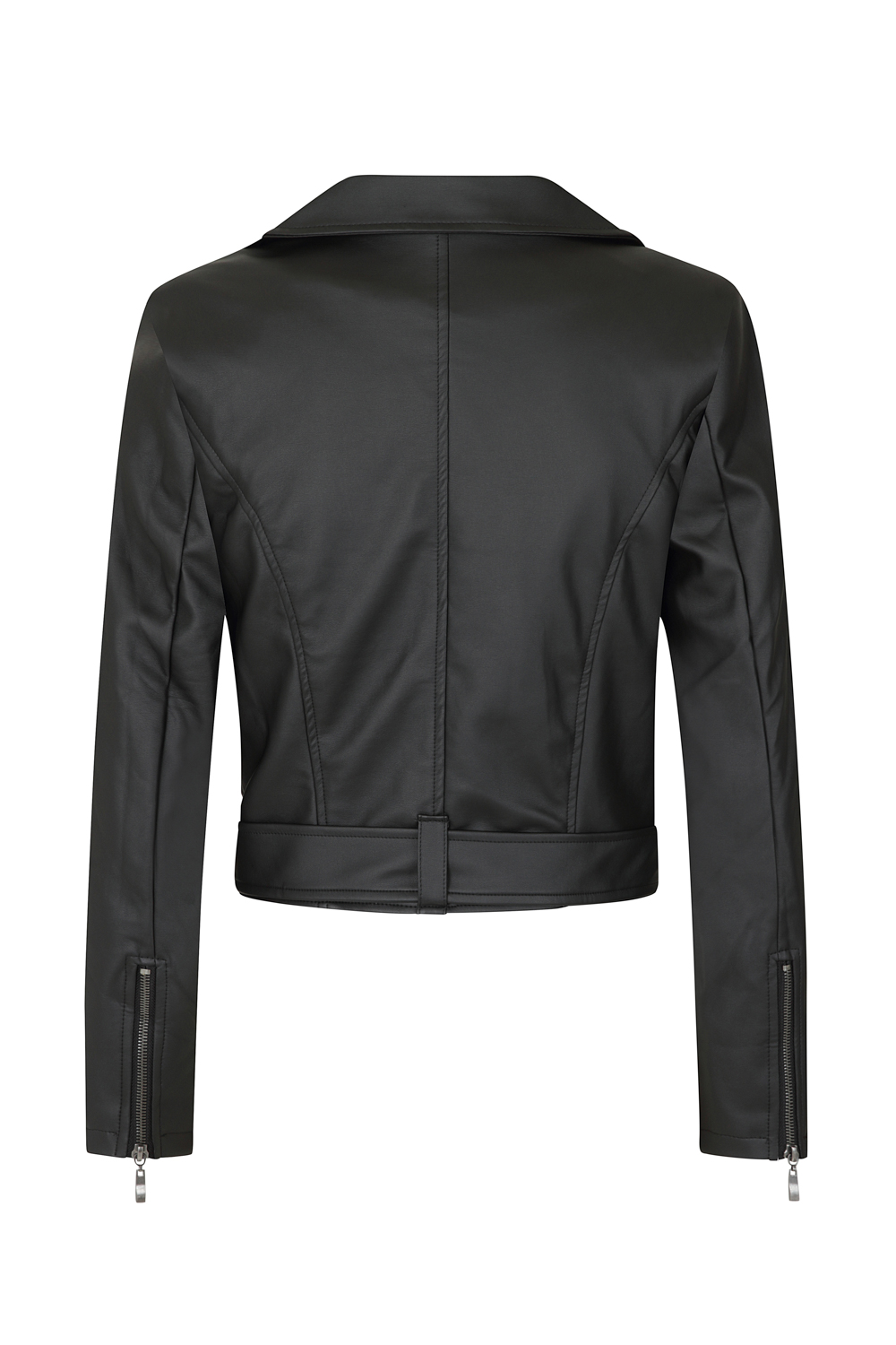 Ebony Lady Faux Leather Jacket